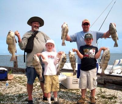 Brennen Family with a nice haul of inshore fish